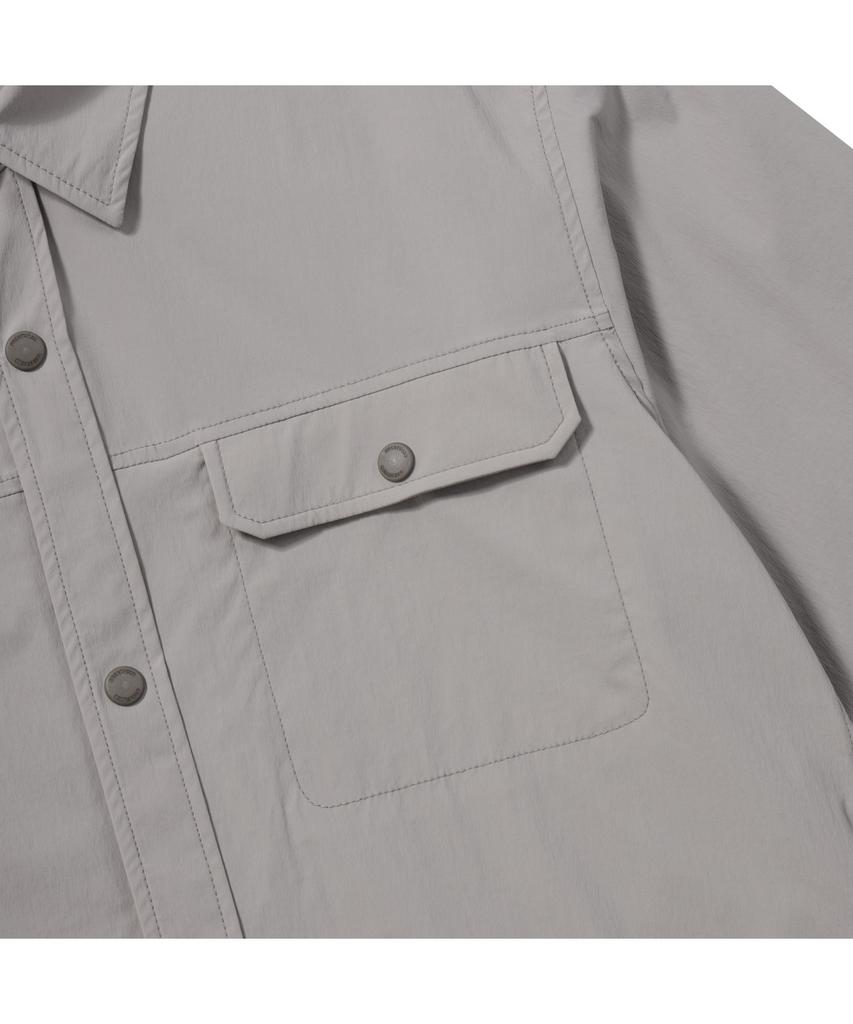 BRENTWOOD Spring Solid Shacket_Brsas25711Gyx