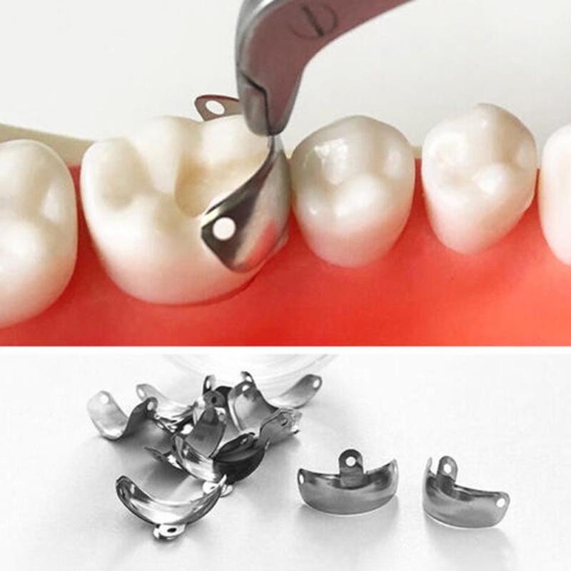 100 шт., металлические матричные ленты Dental Pro, секционные контурные ленты, рулонные матрицы