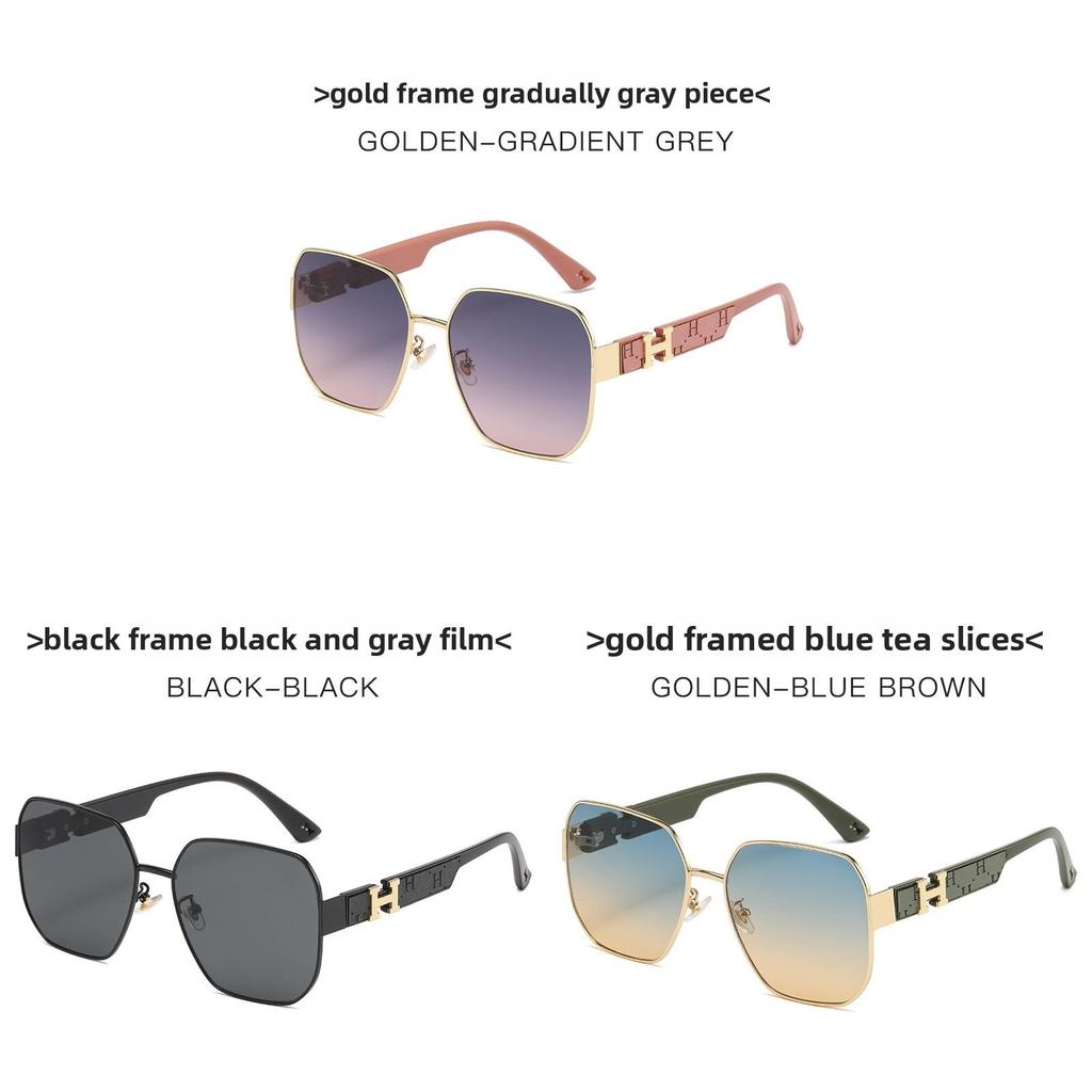 H Home Square Eyewear With Pc Lenses Uv Protection For Casual Street Style