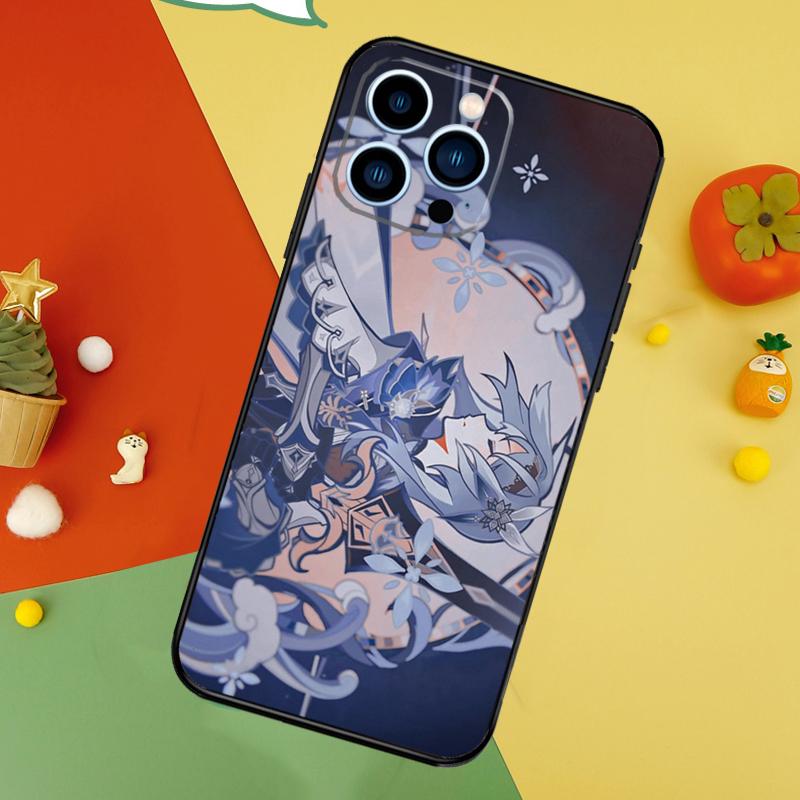 Genshin Impact Eula Phone Case For iPhone 17 Pro Max 16 15 13 12 11 14 Pro Max Plus 12 13 Mini 16e 17 Air Cover