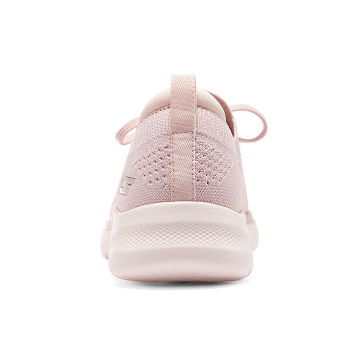 Skechers Go Walk 6 Тканевые Спортивные Удобные Низкие Повседневные Кроссовки Женские Светло-Розовые 894117-LTPK