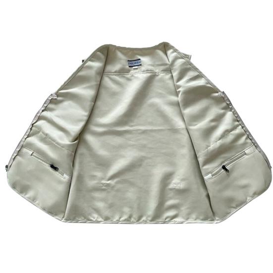 Мужской жилет с несколькими карманами, летний жилет без рукавов на молнии с v-образным вырезом, жилет-карго для уличной фотографии, свободный жилет