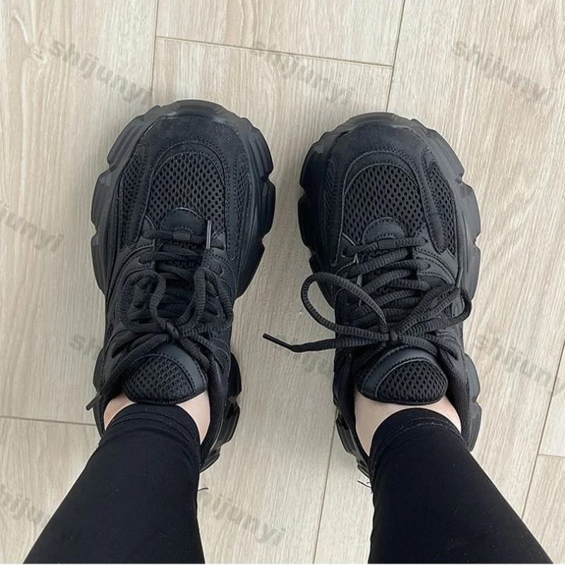 Женские модные кроссовки женские осенние повседневные модные спортивные туфли на платформе высокого качества для бега на открытом воздухе Zapatillas Hombre