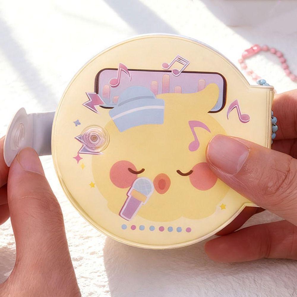Bag Pendant Music Notepad Keychain Multi-functional Toy Key Ring Cartoon Notepad Pendant Game