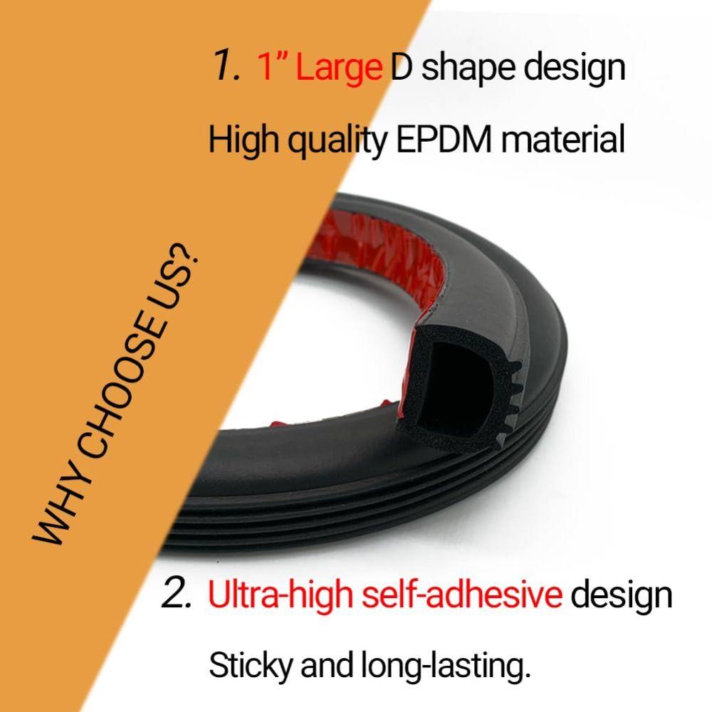 1м автомобильный уплотнитель D-образной формы для окон и дверей, профессиональный лодочный уплотнитель, товары для дома