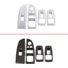 Car Window Glass Lift Switch Button Control Panel Frame Cover Trim For BMW 7 Series G11 G12 2016-2018 Auto Interior