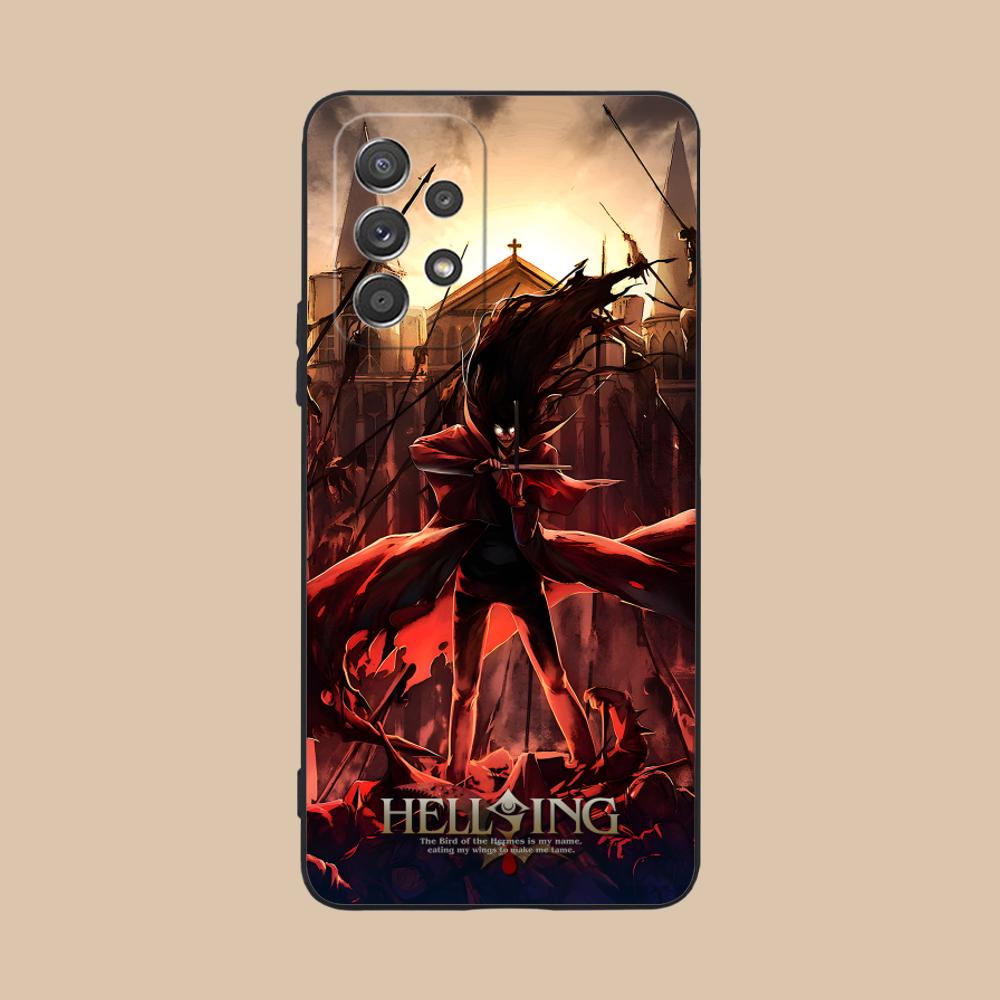 Чехол для мобильного телефона Alucard Hellsing для Samsung Galaxy M55 54 42 35 34 33 32 23 22 15 14 13 12 F55 5G Цветная печать Мобильные телефоны