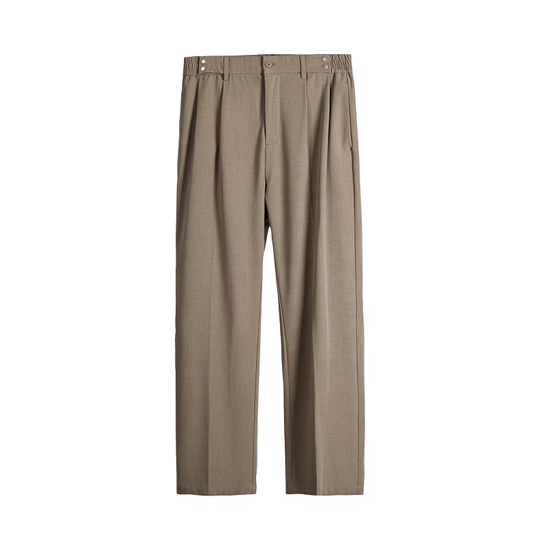Мужские брюки HAUT TON прямого кроя из смесовой льняной ткани, Business Casual