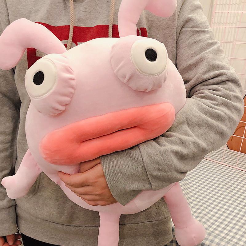 Плюшевые Игрушки-Сосиски для Рта Милая Мультяшная Подушка для Девочки Пародия Праздничные Подарки Куклы