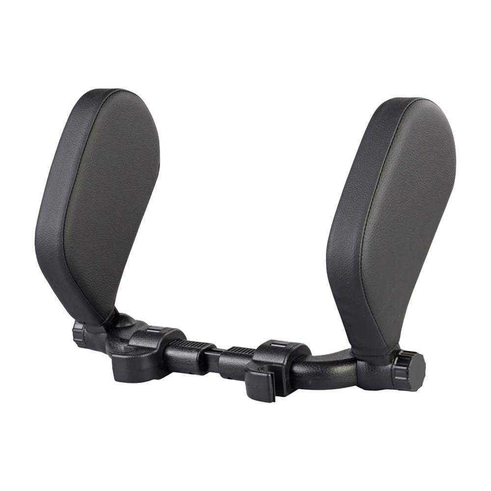 Fabric/Leather Car Neck Headrest U-shaped Pillow Cushion Seat Memory Foam Pad Sleep Side Head Telescopic Support Cervical Spine