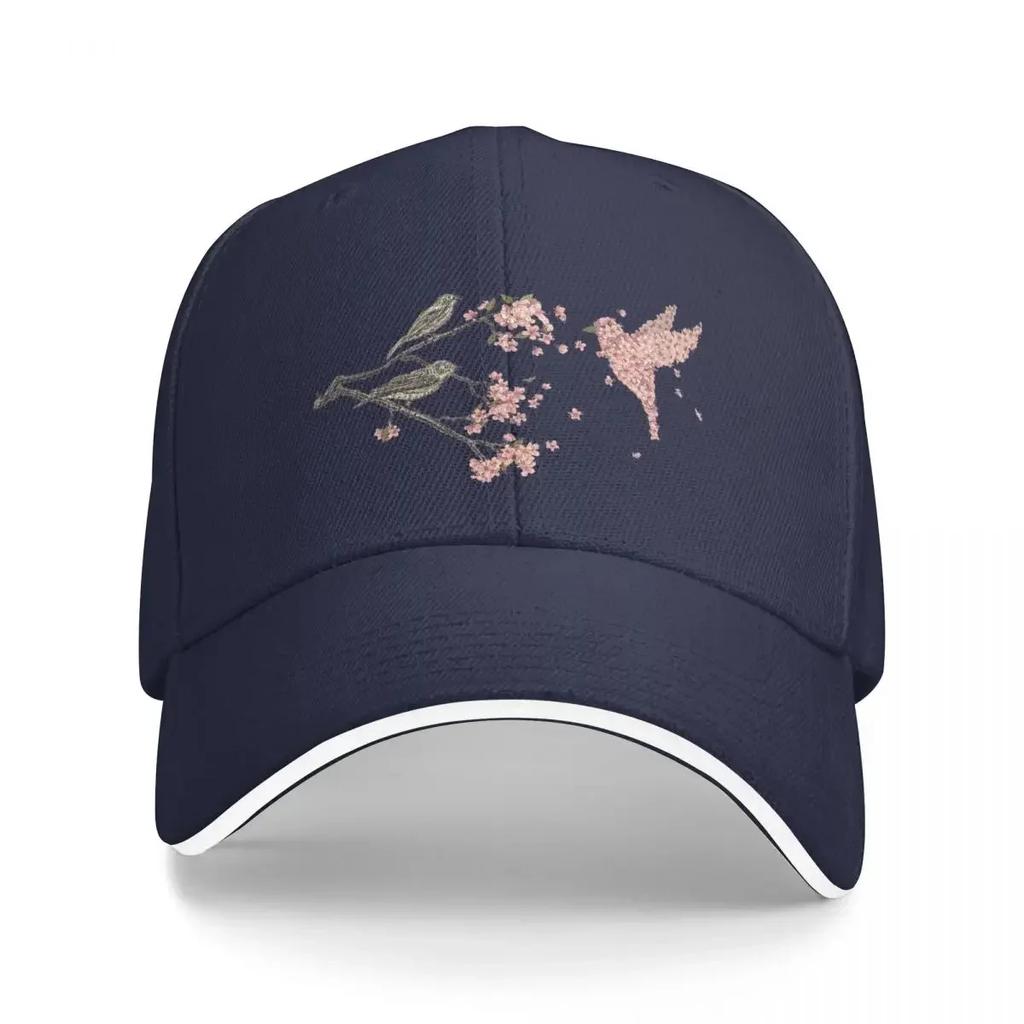 Blossom Bird Cap Fashion Casual Baseball Caps Adjustable Hat Hip Hop Summer Unisex Baseball Hats Customizable Polychromatic