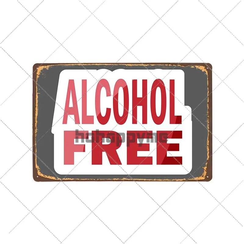 Ретро алкогольные знаки, забавная металлическая табличка, винтажные пивные тарелки, бар, паб, клуб, человек, пещера, украшение на стену, домашний декор 20x30 см