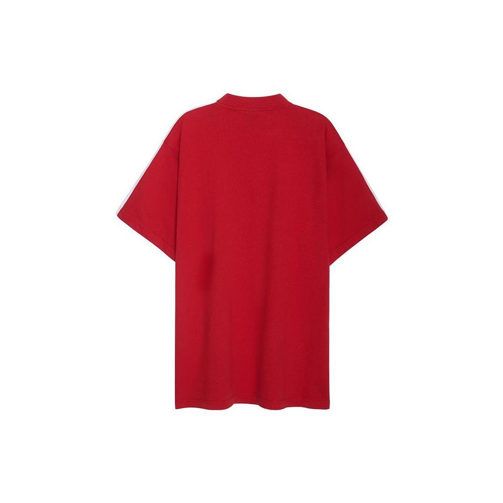 Balenciaga X Adidas Originals Balenciaga X Adidas FW22 Футболка Свободный крой Мужская Красный 739101TNVA66542