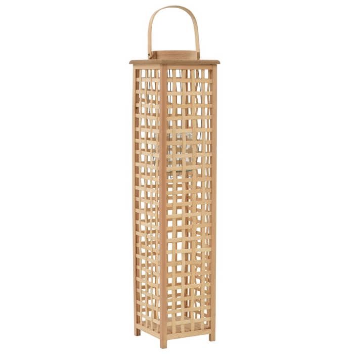 Maison Exclusive - Bougeoir suspendu Bambou Naturel