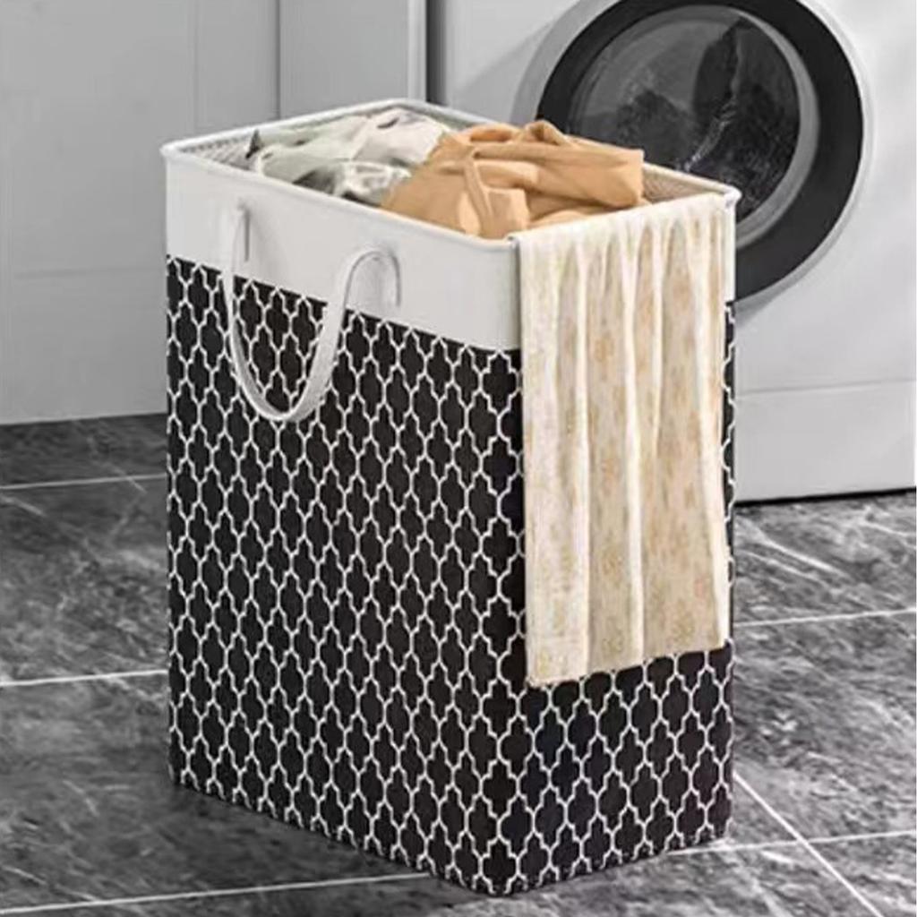 Folding Storage Basket Fabric Storage Bag Dirty Clothes Basket Wardrobe Storage Box Finishing Bag