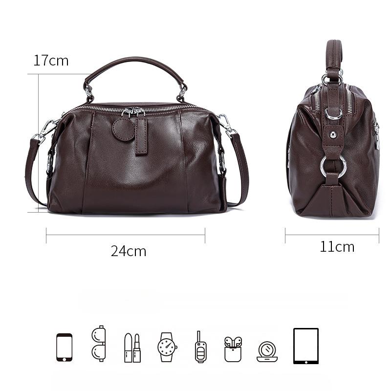 Сумка-тоут из коровьей кожи Niche Tote с верхним слоем и сумкой через плечо в стиле ретро Commuter