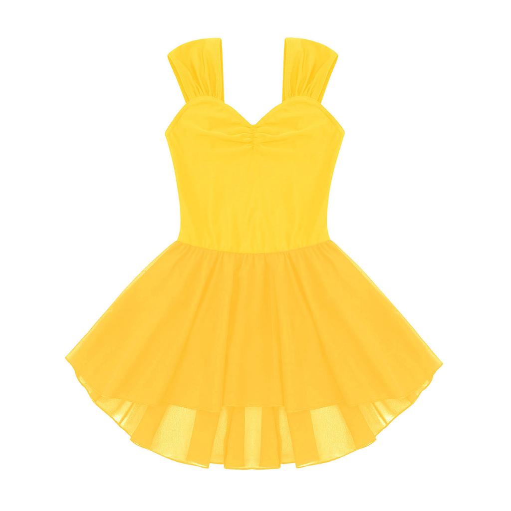 Kids Dancewear Basic Solid Color Leotard for Ballet Class