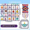 In India Diwali Festival Bingo Card Game Set With Stickers Call Supplies Cards