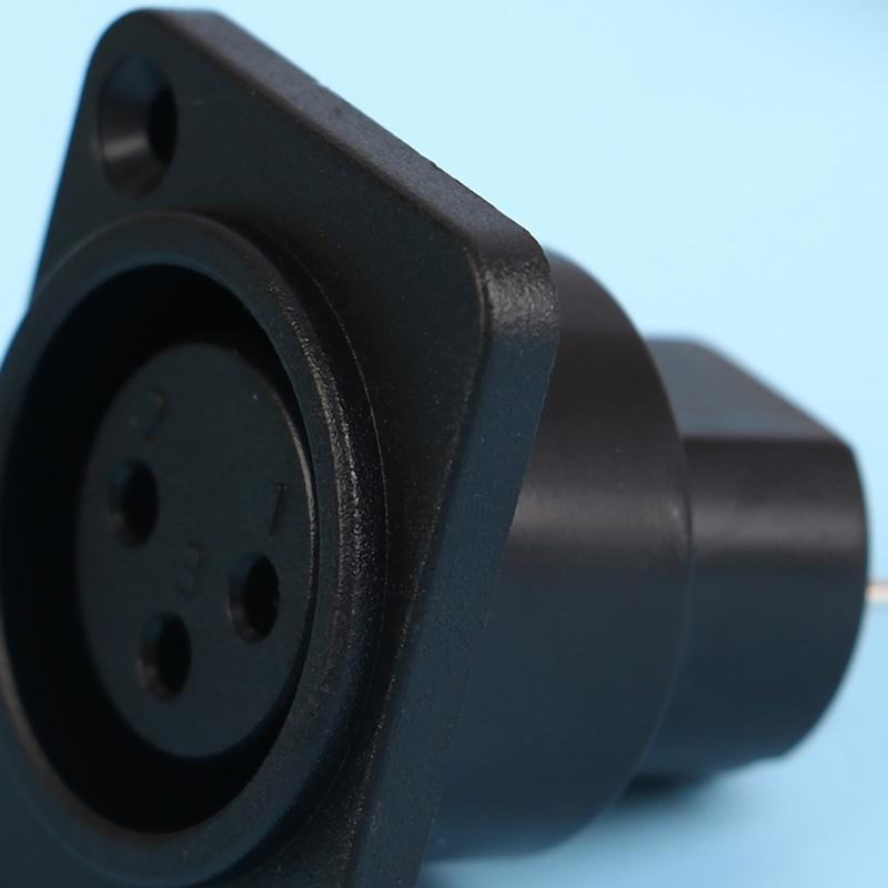 1 шт. Xlr 3-контактный штекерный разъем для панели аудио микрофона