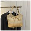 Large Capacity Straw Shoulder Bag Elegant Women's Handbag Korean Weaving Tote Bag  Beach