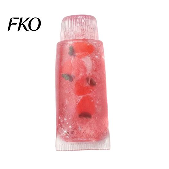 Blueberry Toothpaste Stress Reliever Relief Tube Toy, Strawberry Lemon Clover Pressure Toy Squeeze Anxiety Relieving Clear