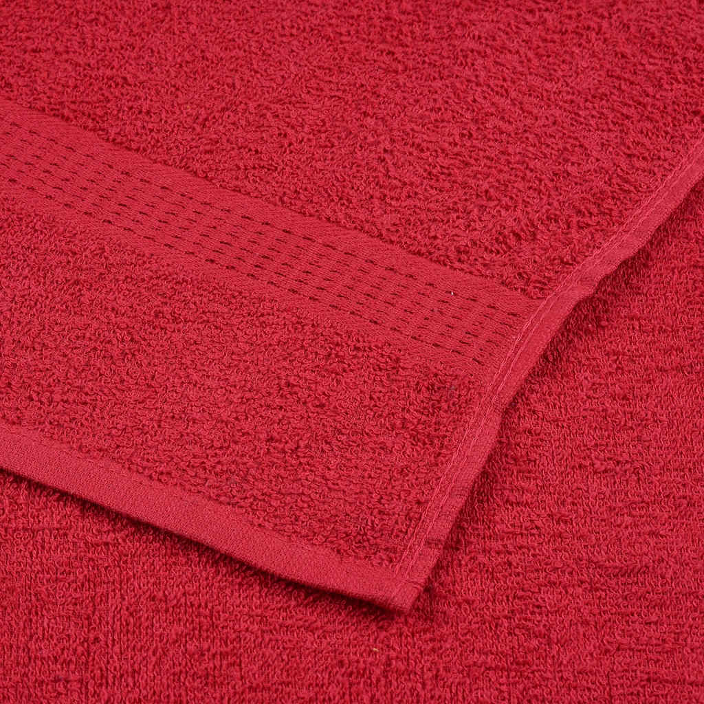 8 piece Towel Set FROGN Red 360 g m²