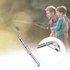 Mini Portable Stainless Steel Lightweight Fishing Sea Boat Rod Ocean Pole Tackle