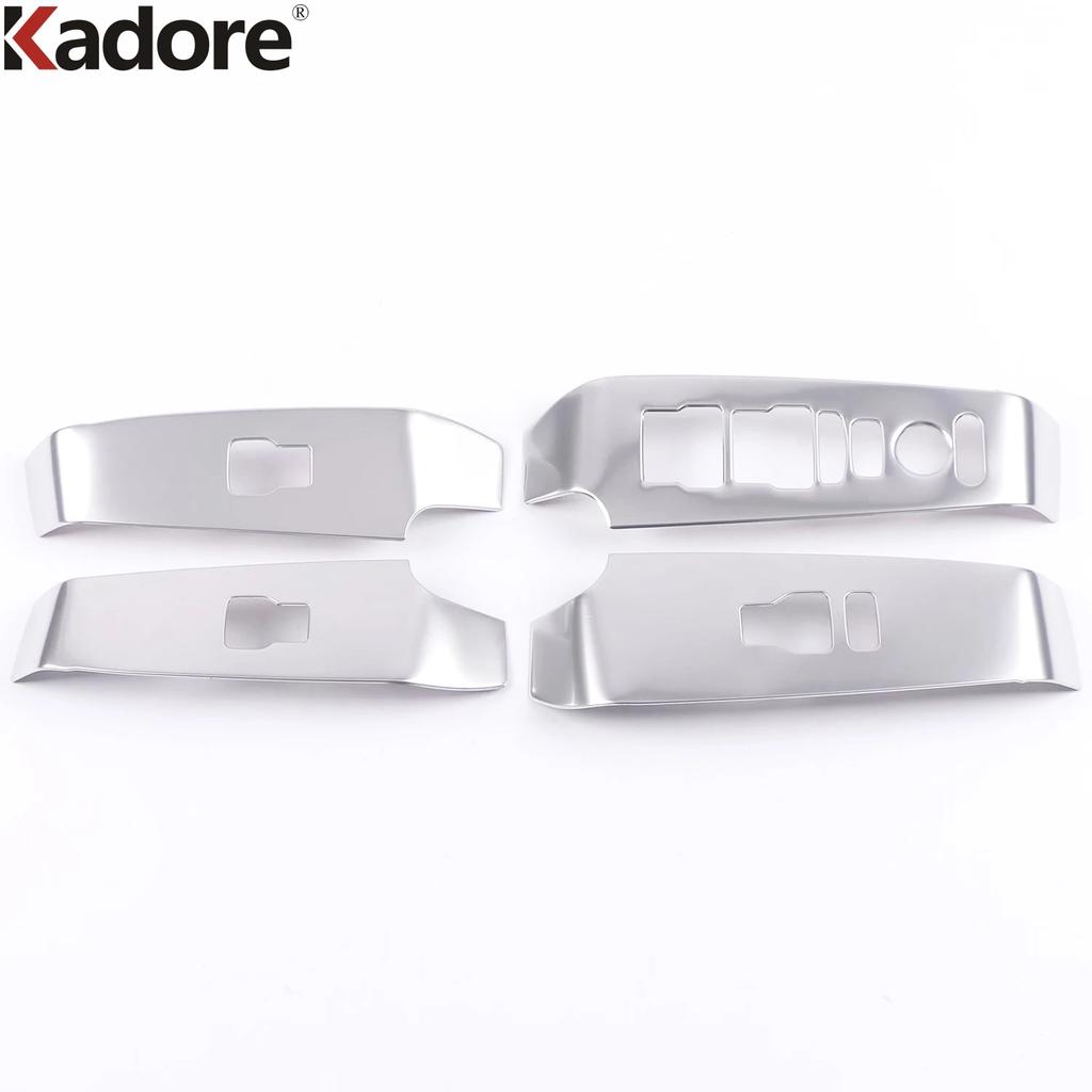 For Honda Civic 2024 Carbon Fiber Car Inner Door Window Lift Switch Button Panel Cover Trim Interior Accessories