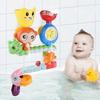 Kids  Bath toys cute monkey sucker turn around baby bath sprinkler sprinkler bathroom toys