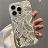 Модный чехол для телефона с лазерным градиентом и рисунком перьев для iPhone 11 15 14 13 12 Pro Max 15Pro 14Pro, противоударный силиконовый чехол Funda