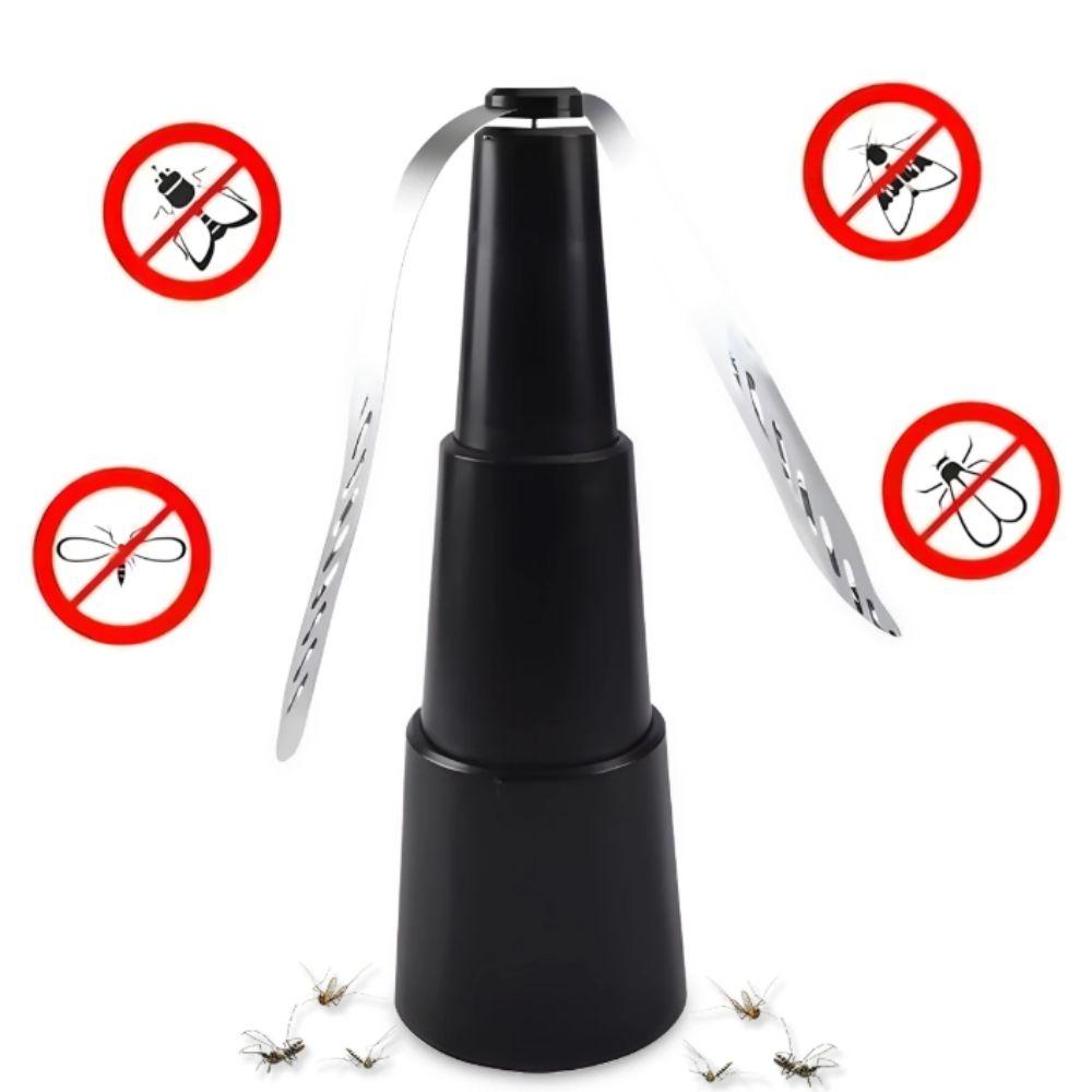 Two Leaf Portable Mosquito Repellent Fan Battery Powered Fly Repellent Fan  Home Use
