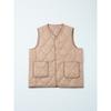 Daiso [прибыло в сентябре, поделились] Карманный стеганый жилет M L xL Бежевый