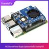 Плата расширения Ethernet с PoE для Raspberry Pi 4B/3B+ с вентилятором охлаждения и изоляцией 802.3af.