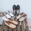 Slip-on Retro Single Shoes Small Leather Shoes Grandma Shoes Women's Flat