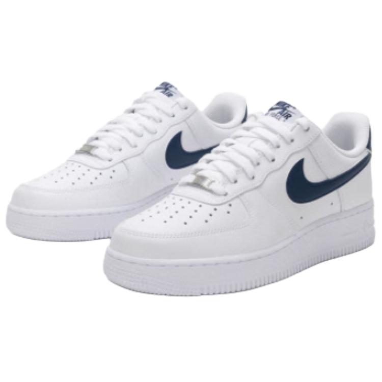 Nike Кроссовки мужские Air Force 1 07 Белый Темно-синий FJ4146-119