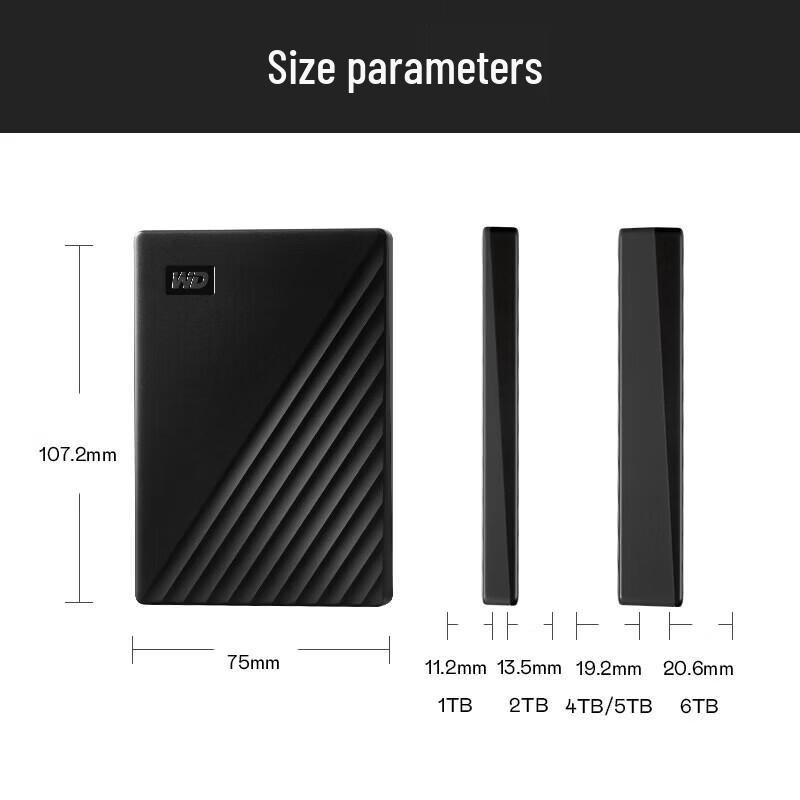 WD My Passport Portable External Hard Drive