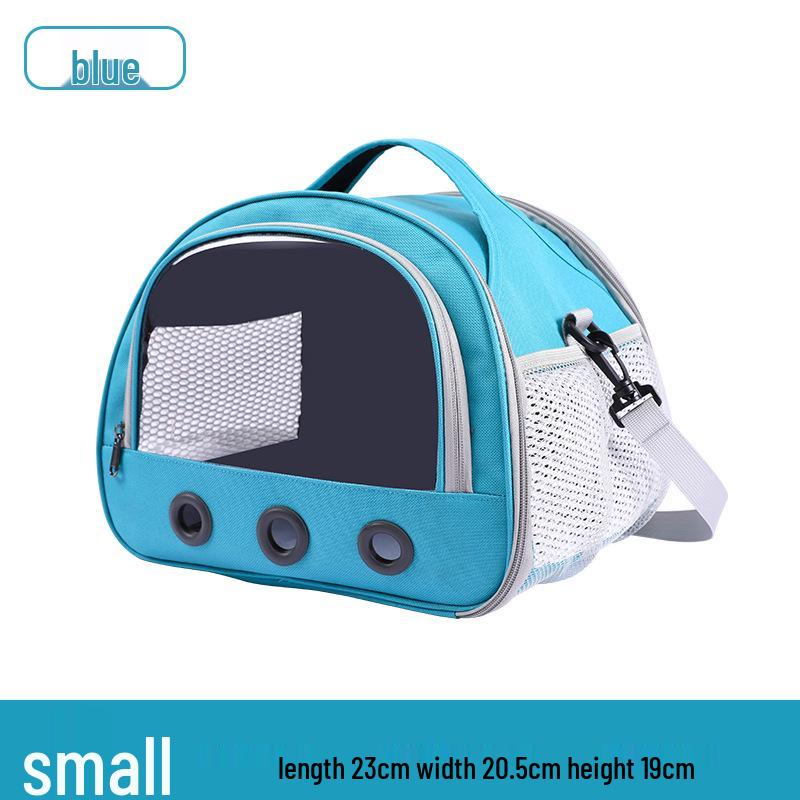 Compact and Breathable Foldable Hamster Carrier Handbag for Small Pets