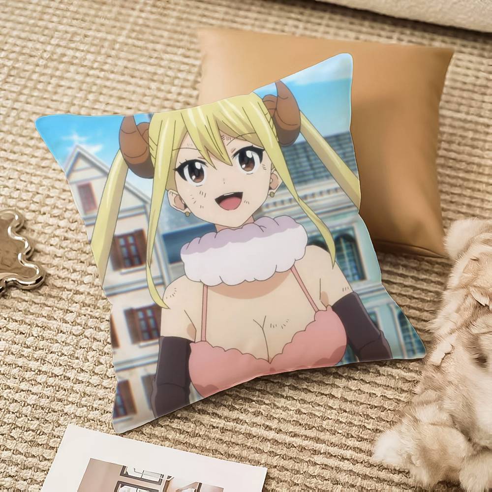 F-Fairy Tail E-Эрза Скарлет Наволочка Защита от пылевых клещей Невидимая молния Диван Кровать