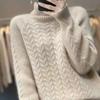 Fashion Turtleneck Sweater Women Autumn Winter Pullover Jumper Pull Streetwear Casual Knitted