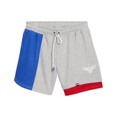 Мужские шорты X Melo Ralph Color Block средней посадки, повседневные, светло-серые, 621707-01