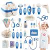 PanKome Pretend Doctor Toy Play Set Doctor Set Dentist Pretend Play Rabbit Mini Doctor Toy Playing Game Educational Toy Develops Social Language