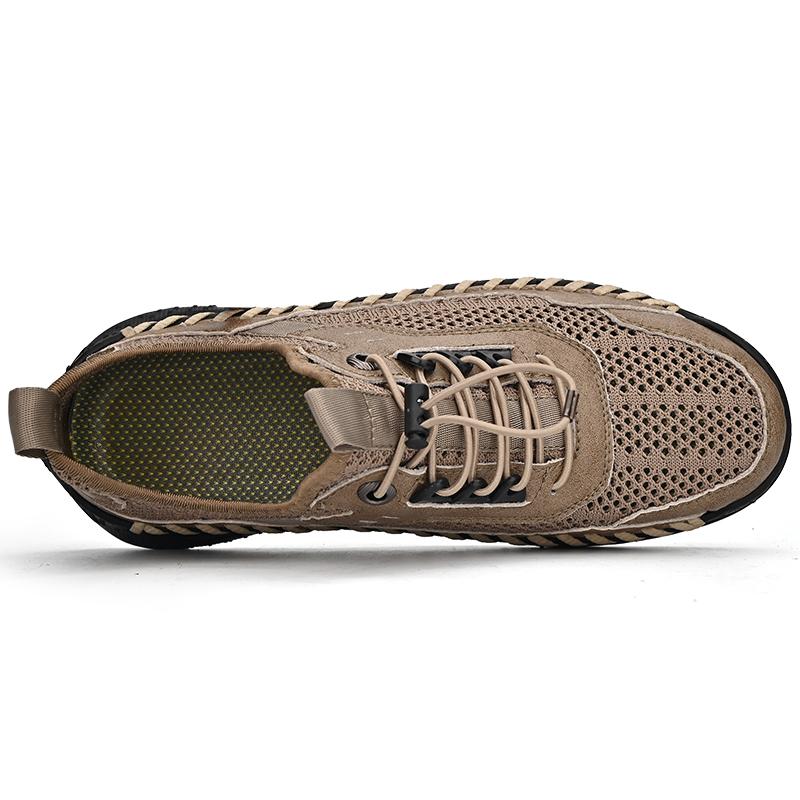 Мужские пляжные сандалии, обувь с отверстиями, уличные повседневные сандалии, летние