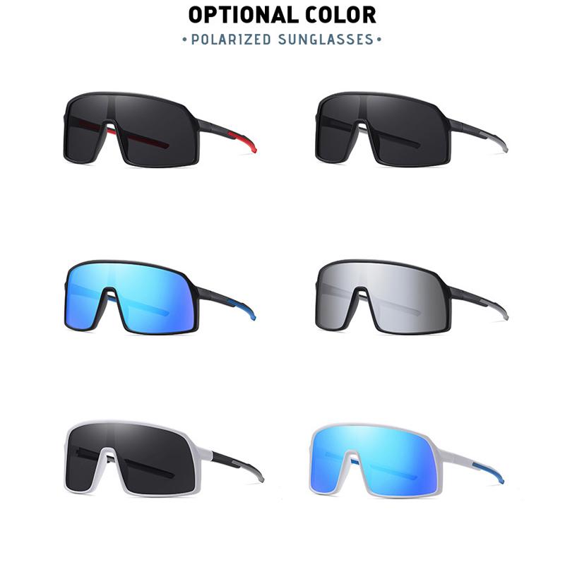 MTB Polarized Large Frame UV400 Polarized Sports Cycling Bike Glasses Men Women TR90 MTB Baseball Running Fishing Sunglasses