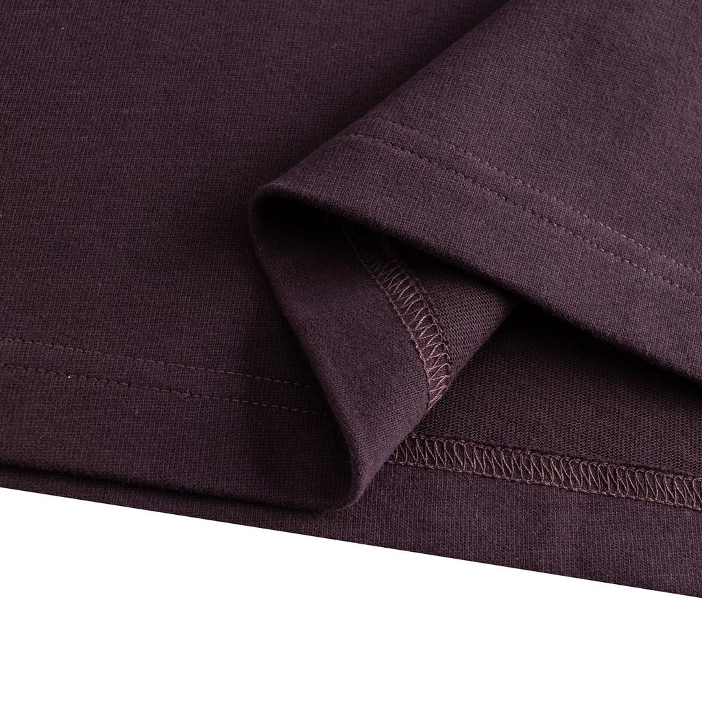 Anta Повседневная универсальная футболка свободного кроя из трикотажа для пар из баскетбольной серии Kyrie, унисекс, топ, малиново-розово-коричневый 972611101-3