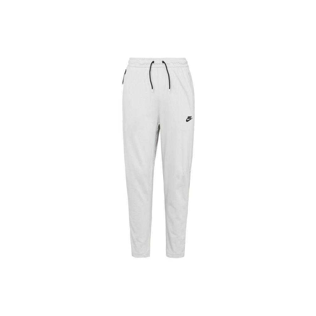 Nike Knitted Sweatpants Men's Gray Moderate Cuffed Pants DM6592-063
