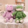 1 шт., 35 см, милые мягкие игрушки слона, лягушки, кролика, бегемота, Peluche, пушистые куклы-животные, сопровождающие игрушки для маленьких девочек, рождественский подарок