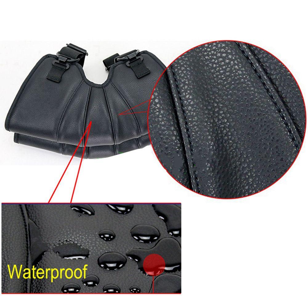 Adjustable PU Leather Windproof Riding Knee Pads Warm Kneepad Motorcycle Kneepad Protective Guard