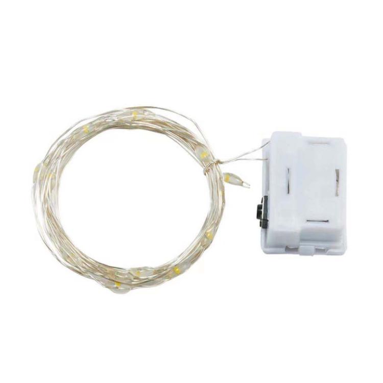 10 светодиодов 1 м гирлянды сказочные гирлянды для внутреннего и наружного дома, свадебной вечеринки, украшения, подарочная коробка, букетные огни