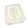 Portable Snackle Box Container 8 Compartment Clear Snack Platters Divided Serving Tray With Lid And Handle For Candy Veggie