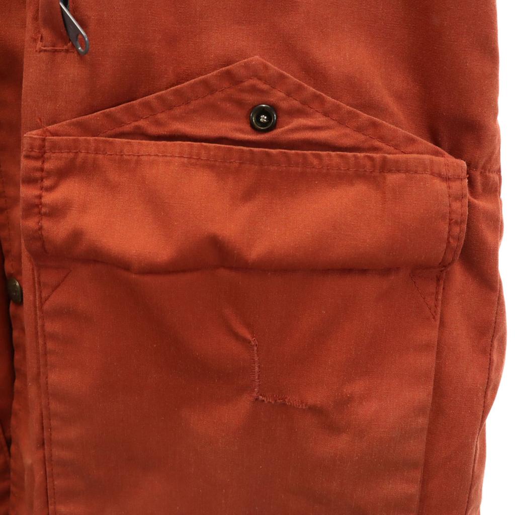 Class-5 70s 80s Vintage Hoodie Jacket M Orange Series Men's Used